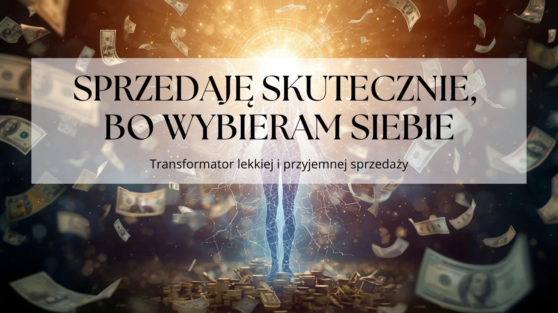 Sprzedaję skutecznie, bo wybieram siebie